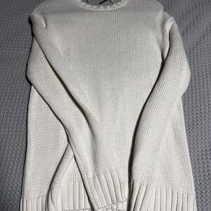 Aeropostale Classic Cream Crew Neck Sweater